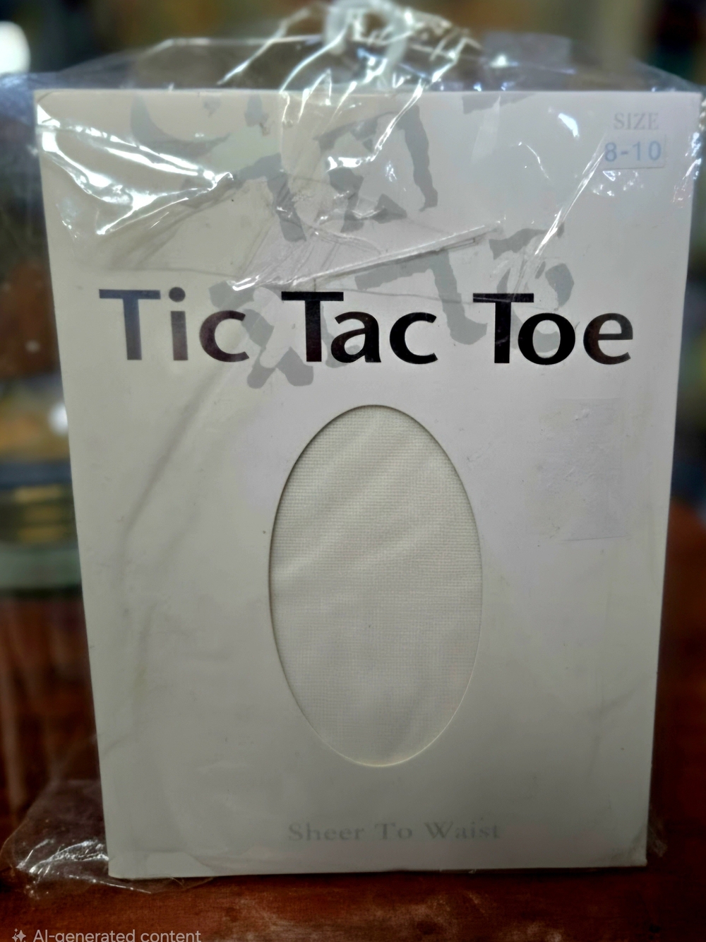 Vintage hosiery lots, a 15-pair lot of new-in-package Tic Tac Toe Sheer To Waist